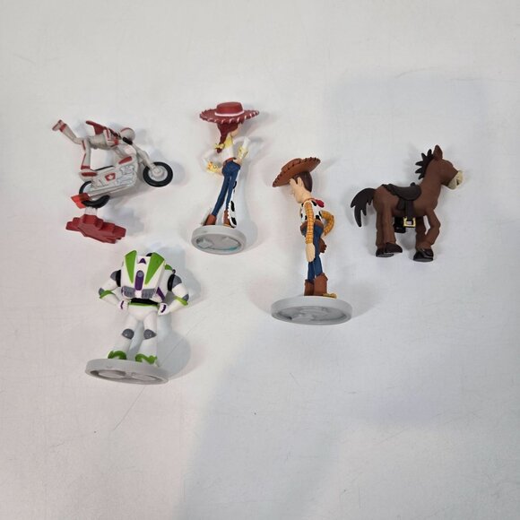 Disney Pixar Toy Story Small Figures on Bases Mixed Lot of 6 Jessie Woody Duke - Picture 8 of 11
